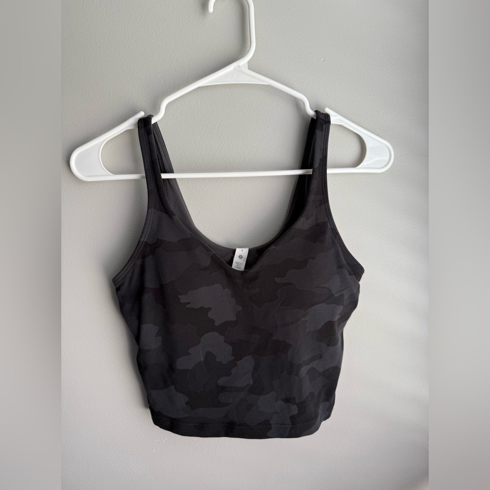 lululemon athletica Align Black Camo Tank Top